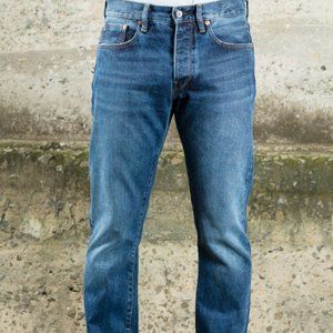C.O.F. Studio M2 Regular Classic Worn 16oz Selvedge Denim Jean 31 $319